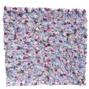 Panel de Flores Artificiales de Seda para Decoración de Paredes, Rollo de 8 pies x 8 pies, Decoración de Pared de Rosas - Product Image 5