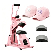 Vente directe d'usine, nouvelle presse à chaud semi-automatique 2 en 1 pour casquettes, impression par sublimation de logo sur casquettes de baseball DIY