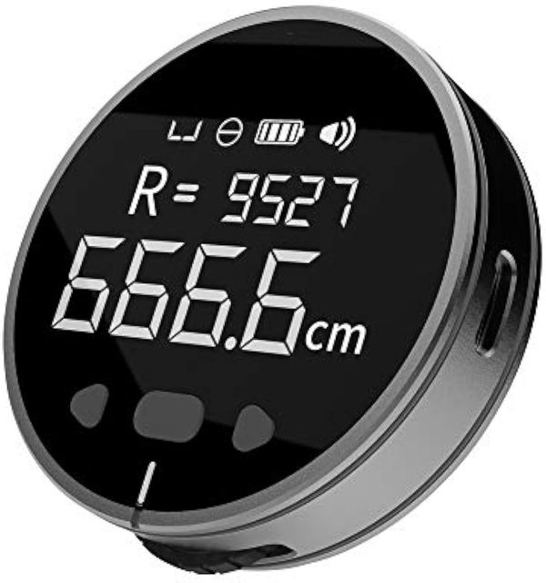 Digital Ruler Rechargeable Small Smart Rolling Measuring Tool 324 Ft Electronic Tape Measure LCD Display Metric High Accuracy