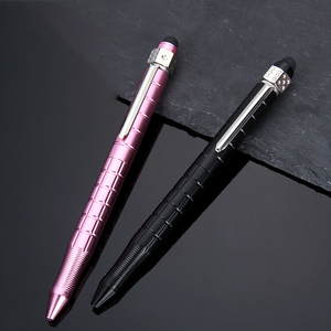 Bolígrafo Táctico EDC de Aleación de Aluminio, Bolígrafo con Pantalla Táctil, Bolígrafo Giratorio con Forma de Dado para Descompresión, Modelo A12 - Product Image 1