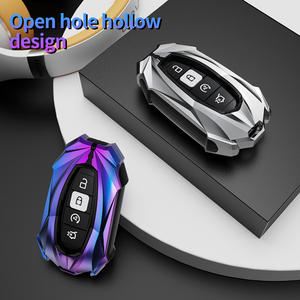 Funda para llave de coche, funda para <span class=keywords><strong>Lincoln</strong></span> Continental MKC MKZ MKX <span class=keywords><strong>Navigator</strong></span> Z Nautilus Aviator Corsair 2017 2018 2019 <span class=keywords><strong>2022</strong></span>, llavero - Product Image 3