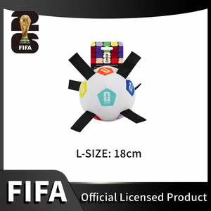 Giocattolo per Animali Domestici Ufficiale FIFA World Cup, Palla Morbida Interattiva per Giochi all'Aperto, Gioco di Tira e Molla, Giocattolo Squeaky per Cani - Product Image 4