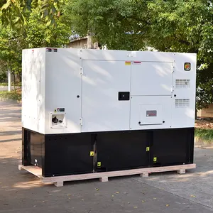 Conjunto de gerador diesel, super silencioso 20 kw 25 kva genset monofásico com 120v/240v uk perkin motor 404d-22g 20kw 25kva