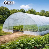 Abri anti-pluie économique et durable, film plastique ETFE renforcé anti-vandalisme sur mesure pour serre, 200 microns, jaune, GRS, économique