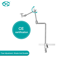Bras articulé WEIYE avec pince de serrage rapide pour support d'endoscope et porte-instruments chirurgicaux endoscopiques
