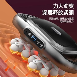 Pistolet de massage musculaire AUX à 22 têtes, moteur sans balais, 12 niveaux de vitesse, appareil de massage rechargeable par USB pour hommes et femmes - Product Image 3