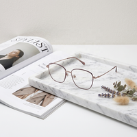 Gafas de Titanio Ligeras Personalizadas para Hombres y Mujeres de Negocios, Monturas Ópticas para Lectura, Lentes Unisex