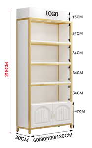 Estantes de supermercado <span class=keywords><strong>Artworld</strong></span> Diseño de sala de exposición de cosméticos Estación de maquillaje al por menor Vitrina de exhibición de muebles - Product Image 6