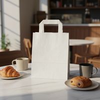Bolsas Ecológicas para Comestibles, Orgánicas, de Alta Calidad, con Revestimiento Impermeable, Resistentes al Aceite, Reciclables, Impresión Personalizada, Protectoras para Alimentos