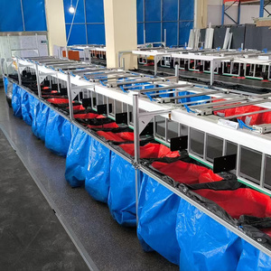 전자상거래 창고 자재 처리 장비용 완전 자동 특송 소포 분류기 물류 분류 라인 - Product Image 1