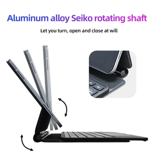 Bán buôn 10.9-11 inch New Stretchable tích hợp từ tính cho đèn nền Bluetooth trường hợp máy tính bảng bao gồm iPad Bàn phím điều khiển - Product Image 4