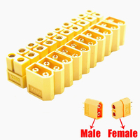 Connecteurs mâles et femelles XT60 XT-60, XT30 XT90, 5/10 pièces, pour batterie Lipo RC, Drone, avion, voiture, bateau