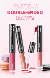 MLM Customized 2-in-1 Lip Liner&Peel Off Lip Gloss Waterproof Long Lasting High Color Rendering Vegan Makeup Peelable lip stain - Product Image 6