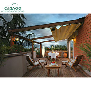 Toldo Plegable Multiusos de Aluminio - Refugio Impermeable para el Sol para Jardín, Entrada de Tienda, <span class=keywords><strong>Mercado</strong></span> Abierto - Product Image 4