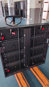 Ngoài trời đầy đủ màu sắc dẫn quảng cáo biển quảng cáo Màn hình 500x250 mô-đun tiết kiệm năng lượng với Tủ nhôm cố định cài đặt - Product Image 5