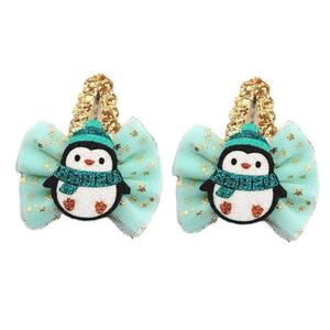 5 pièces de pinces à cheveux pour enfants faites à la main, paillettes, mode, fête, design mignon d'animaux, de fleurs, de licornes pour enfants - Product Image 5