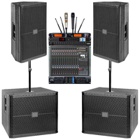 Altavoz PA Pasivo SRX715 de 250W con Woofer de 15 Pulgadas y Controlador de Compresión de 3 Pulgadas, Altavoz de DJ de 2 Vías con Reflejo de Bajos