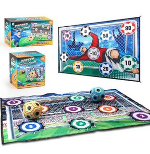Jeu de sport suspendu d'intérieur pour enfants, balles souples interactives, tapis de football en tissu de 100 cm, jouets - Product Image 6