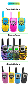 วิทยุสื่อสารสำหรับเด็ก ระยะไกล 3 กม. 22 ช่องสัญญาณ พร้อมไฟฉาย พกพาสะดวก เหมาะสำหรับตั้งแคมป์ เดินป่า ของเล่นสำหรับครอบครัว - Product Image 5