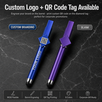 Stylo multifonction 4-en-1 avec logo personnalisé, support de téléphone, code QR, stylo à bille promotionnel, cadeau d'entreprise, vente en gros OEM