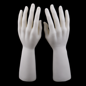 กำไลข้อมือเครื่องประดับสำหรับผู้หญิงทำจากพลาสติกสีขาว1คู่ - Product Image 2