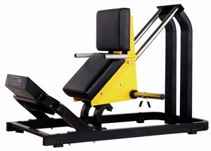 Machine d'exercice de levage de veau chargée par plaque d'acier d'équipement de forme physique de gymnase commercial pour la musculation et la musculation - Product Image 2