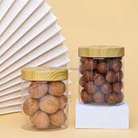 Botol Wadah Makanan Plastik PET 250ml 350ml 500ml dengan Logo yang Dapat Disesuaikan untuk Minuman, Krim Mata, Kemasan Cokelat/Permen
