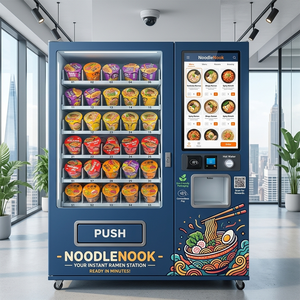 JFP Vending <b>Machine</b> for Noodles & Ramen With Hot Water Coin Payment Steel Body Touchscreen SDK Enabled Provide Fresh - Product Image 1