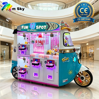M SKY KA-850 Machine à grue à 8 blocs en fibre de verre, équipement d'amusement à monnayeur pour attraper cadeaux, poupées et objets, 110/220V, garantie 1 an, version anglaise