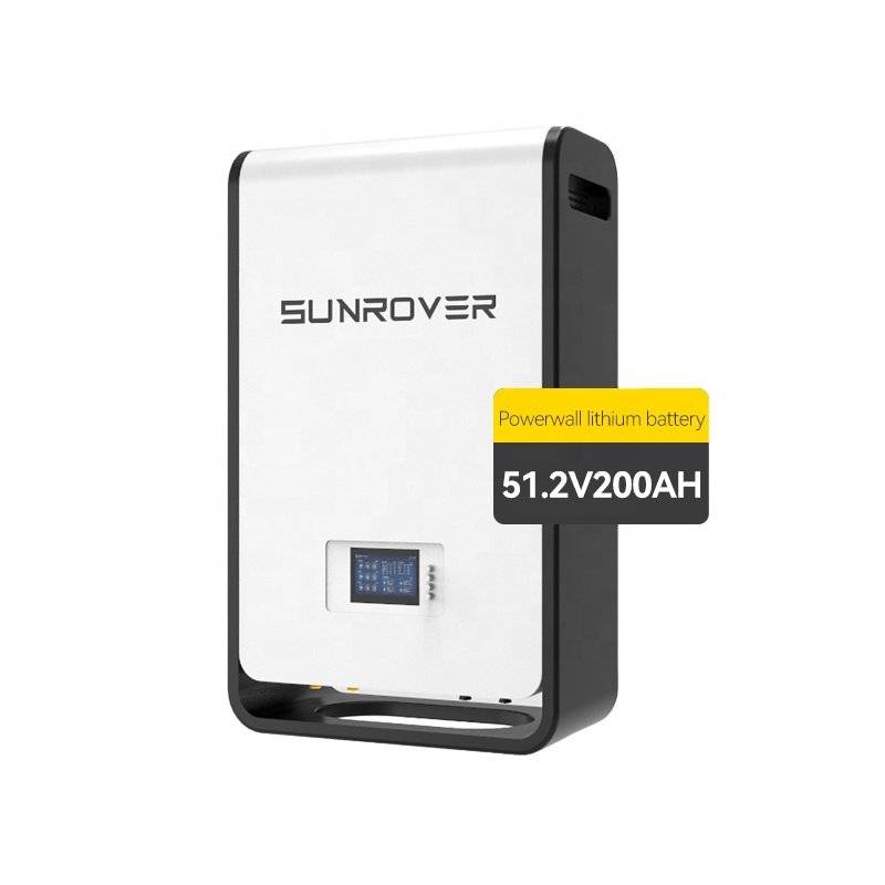 Sunrover OEM 10 кВтч 51,2 В 48 В установленная на стене литиевая солнечная батарея 200ah для системы хранения