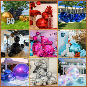 Gương Sao <span class=keywords><strong>Inflatable</strong></span> đồ trang trí giáng sinh lớn PVC <span class=keywords><strong>Inflatable</strong></span> gương bóng cho Đảng tổ chức sự kiện trang trí - Product Image 6