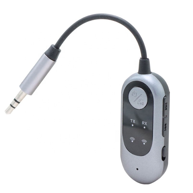 For Bluetooth 5.3 Adapter Transceiver TxRx AUX Audio Player Transmitter for Car Mounted Charger Product for Bluetooth Car