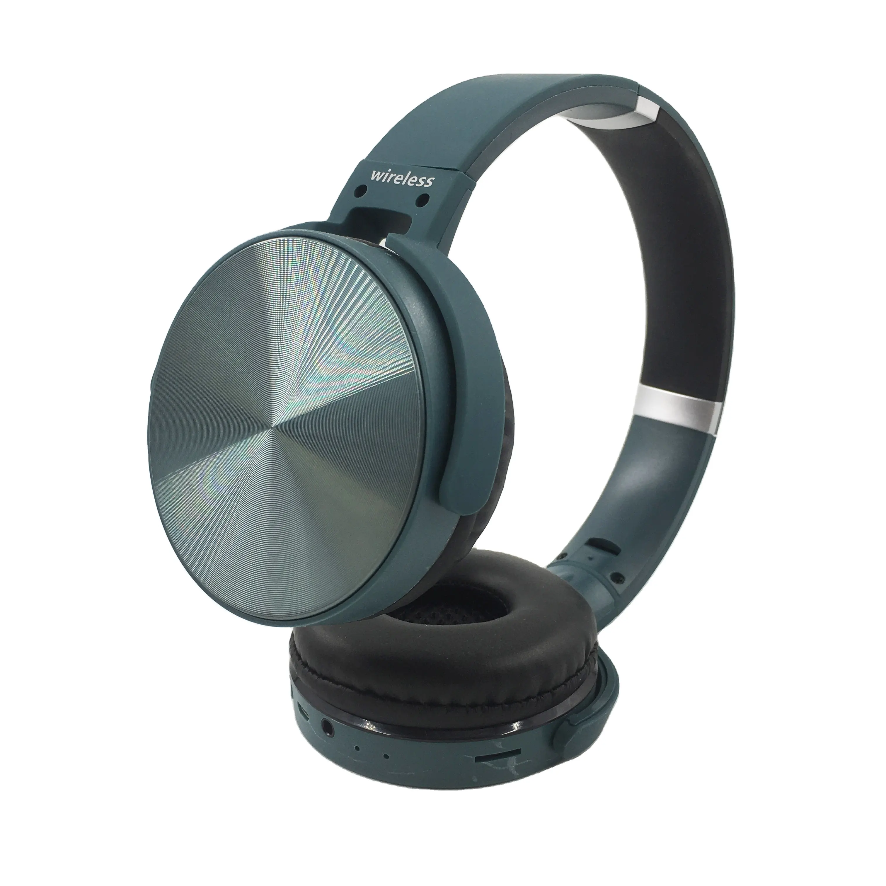 ST950 OEM HI-FI Stereo Handsfree FM radyo kablosuz bluetooth üzerinde kulaklıklar kulaklık ücretsiz örnek katlanır kulaklık