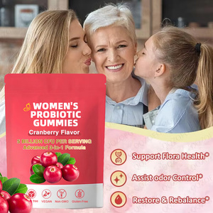 OEM Private Label Dietary Supplement <b>Vitamins</b> Support Flora Woman Health Women Probiotic Gummies Supplement - Product Image 3