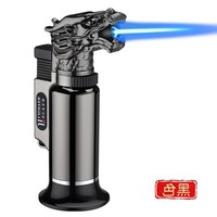Meilleures ventes en stock UE : Allumeur pistolet de soudage puissant, torche à gaz butane pour cigares, allumeur Dragon anti-vent