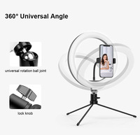 Anneau lumineux LED 10 pouces 26cm Offre Spéciale lumière d'appoint professionnelle pour le maquillage, la photographie, le studio de diffusion vidéo en direct