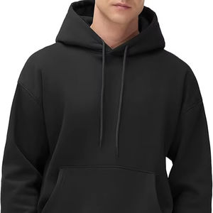 Sudadera con Logotipo Personalizado, Impresión Puff, Marca Privada OEM, Forro Polar de Poliéster Sólido de Invierno, 340g, Teñido en Prenda, Secado Rápido, Unisex, Tallas Grandes - Product Image 1