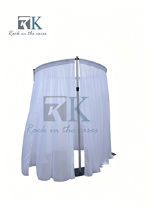 Kits de Tubos Redondos para Exhibiciones, Soportes de Exhibición con Tubos y Cortinas, Estructura de Aluminio Ajustable para Decoración de Escenarios - Product Image 1