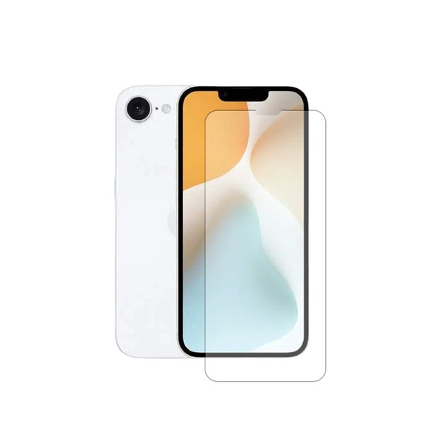 2.5D 9H Full Cover Tempered Glass Screen Protective for iPhone 16E Transparent Screen Protector Glass for iPhone 16E