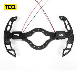 Palettes de changement de vitesse magnétiques en fibre de carbone TDD, compatibles avec la plupart des voitures, à dégagement rapide, style court - Product Image 3