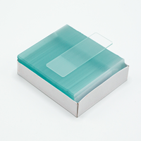 China Factory Pre-Cleaned OEM Custom Logo Microscope Slides Glass 25.4x76.2mm for Lab Research