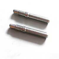 Tornillos de interfaz para palo de billar, accesorios de unión roscados de acero inoxidable, procesados en torno CNC