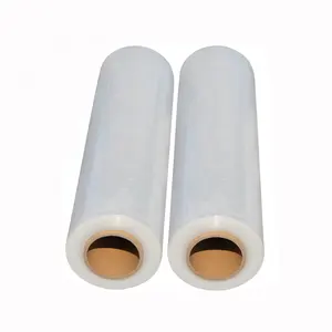 Stretch folie Plastikfolie transparent lldpe Hand verwendet LLDPE Stretch folie Kunststoff folie Shrink Stretch Wrap