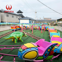 Manège de montagnes russes rotatives pour enfants, utilisation intérieure et extérieure, manèges de parc d'attractions, montagnes russes