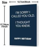 Carte d'anniversaire et cadeaux écologiques en papier Myway 2026 2027 – Offre spéciale pour Homme, Mari, Petit ami, Papa – Joyeux Anniversaire