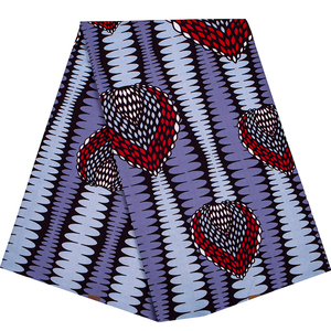 Tela africana de cera para <span class=keywords><strong>ropa</strong></span>, 100 algodón, estampada, <span class=keywords><strong>barata</strong></span>, 6 yardas, novedad - Product Image 1