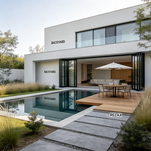 ออกแบบวิลล่าหลายชั้นสไตล์ฝรั่งเศสผสมผสานความทันสมัย พร้อมภูมิทัศน์ภายนอกและโรงจอดรถในตัว |   โซลูชันโครงการเรนเดอร์ 3 มิติแบบครบวงจร - Product Image 2