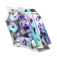 Boîtier pour ordinateur de bureau ATX/Micro-ATX Rgb, boîtier d'ordinateur et tours CPU, de haute qualité, les plus populaires