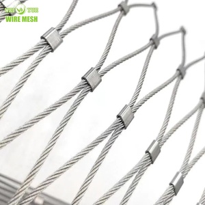 Câble métallique en acier inoxydable flexible et haute résistance Construction Escalade Enceinte tissée Clôture de zoo Filet de sécurité Maille de câble - Product Image 4