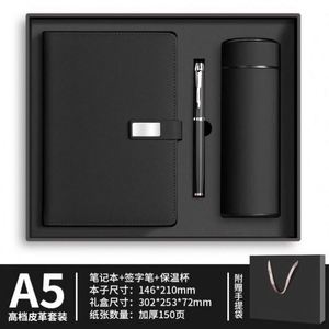 Set de Cuaderno Premium 2025 A3 A4 A5 con Cubierta de Cuero PU, Bolígrafo y Taza, Logotipo Personalizado, Regalo Empresarial - Product Image 6